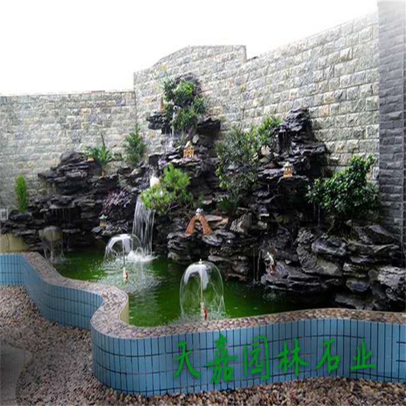 安国小庭院水景设计